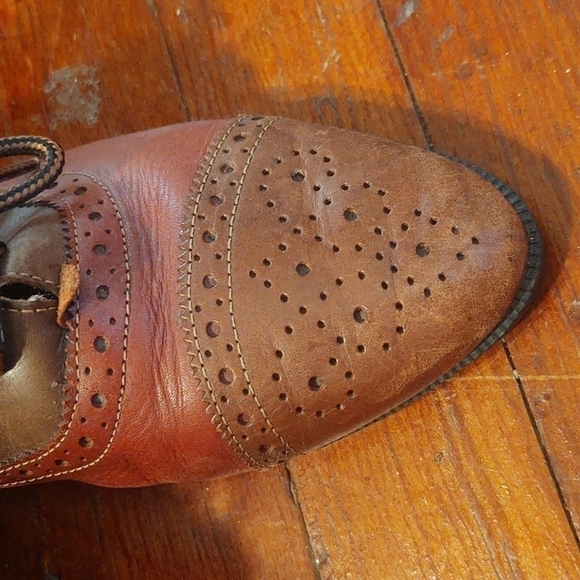 Predictions Cloris Tri-tone Leather Ankle Boots Sz 10 - Picture 4 of 15